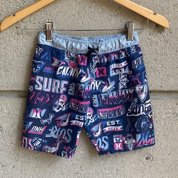 Sz 6 Kids Hurley Boardies “Grafitti” - Picture 2 of 11